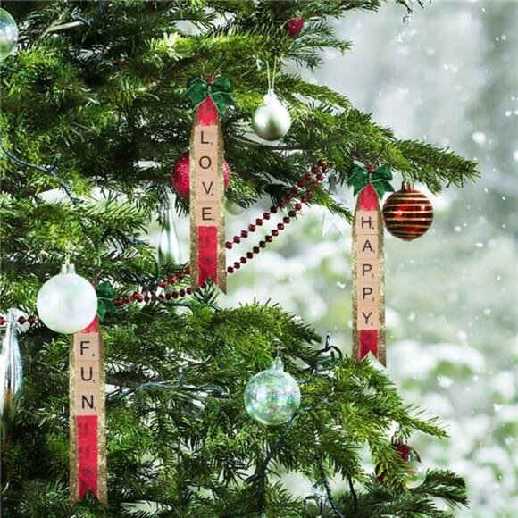 500 Wood Letter Tiles,Scrabble Letters for Crafts - DIY Wood Gift Decoration - - Picture 2 of 8